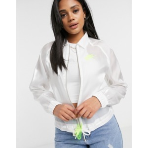 [해외]Nike Air translucent jacket in white [나이키자켓] White (1695233)