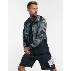 [해외]Nike Training flex zip-thru jacket in gray camo [나이키자켓] Grey (1675863)